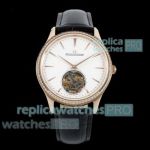RMS Luxury Replica Jaeger-LeCoultre Master Tourbillon Ultra-Thin Rose Gold Diamond Watch 